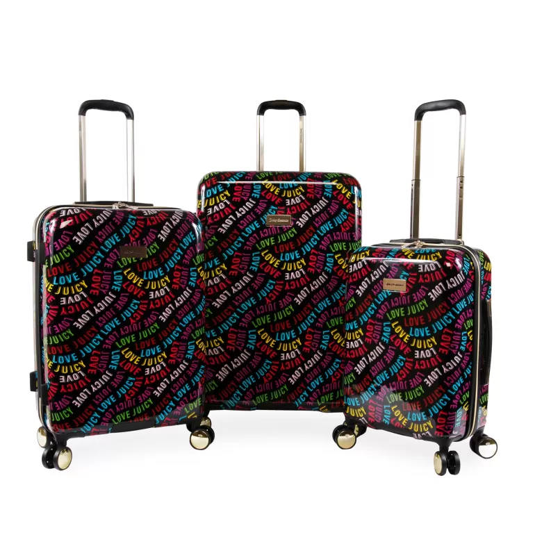 3-Delad Hardside Spinner Bagage Set | Juicy Couture Hot
