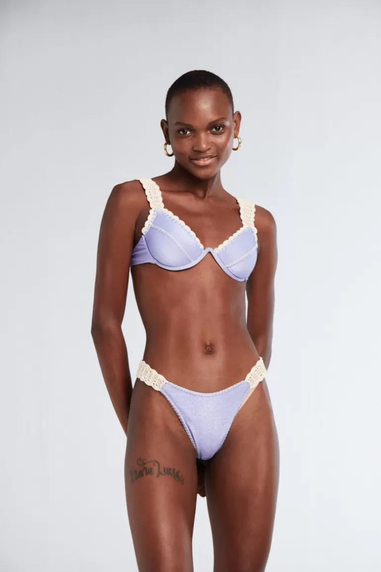 Alessia Lilac Shine Med Virkad Botten | Juicy Couture Discount