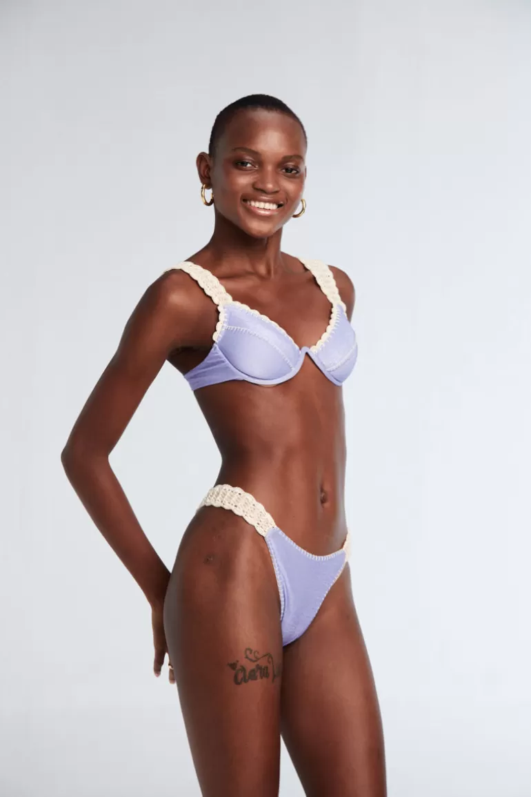 Alessia Lilac Shine Med Virkad Botten | Juicy Couture Discount