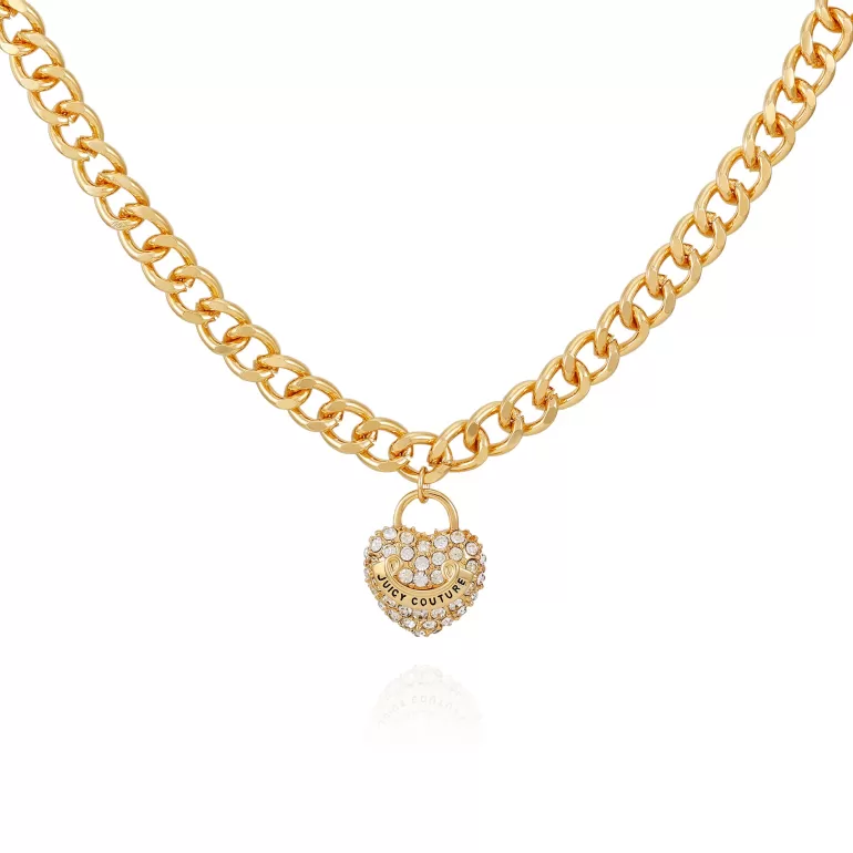 Bling Heart Charm Halsband | Juicy Couture Fashion