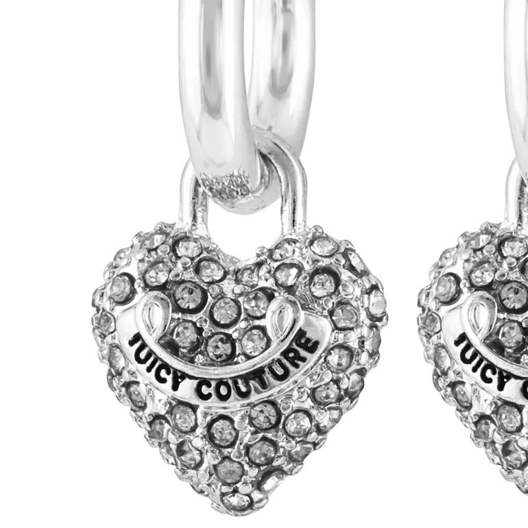 Bling Heart Hoop Örhängen | Juicy Couture Flash Sale