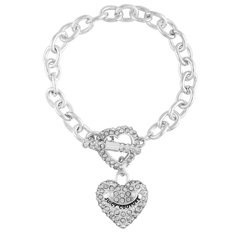 Bling Heart Pendant Charm Armband | Juicy Couture New