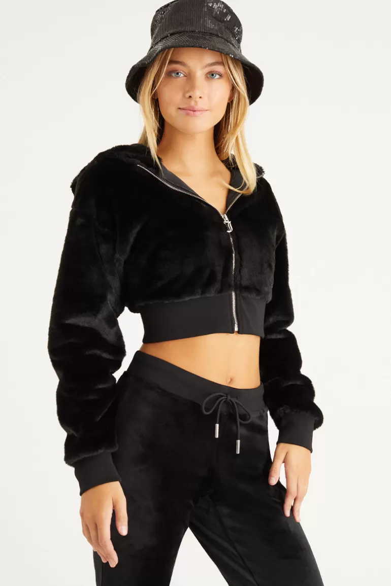 Cropped Fuskpalsjacka | Juicy Couture Cheap