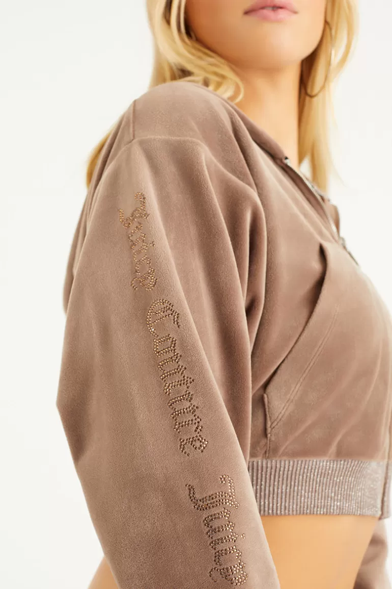 Cropped Jacka Med Side Bling | Juicy Couture Clearance