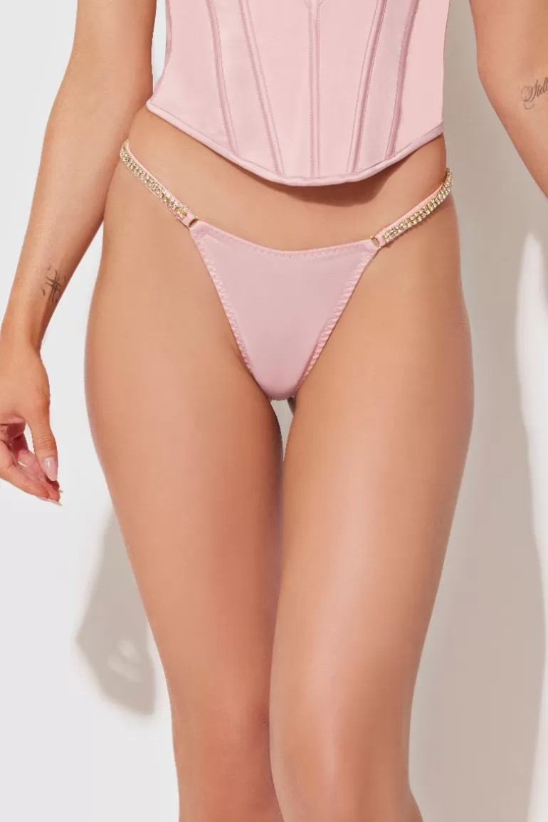 Frederick'S X Juicy Satin & Rhinestone G-String | Juicy Couture Flash Sale