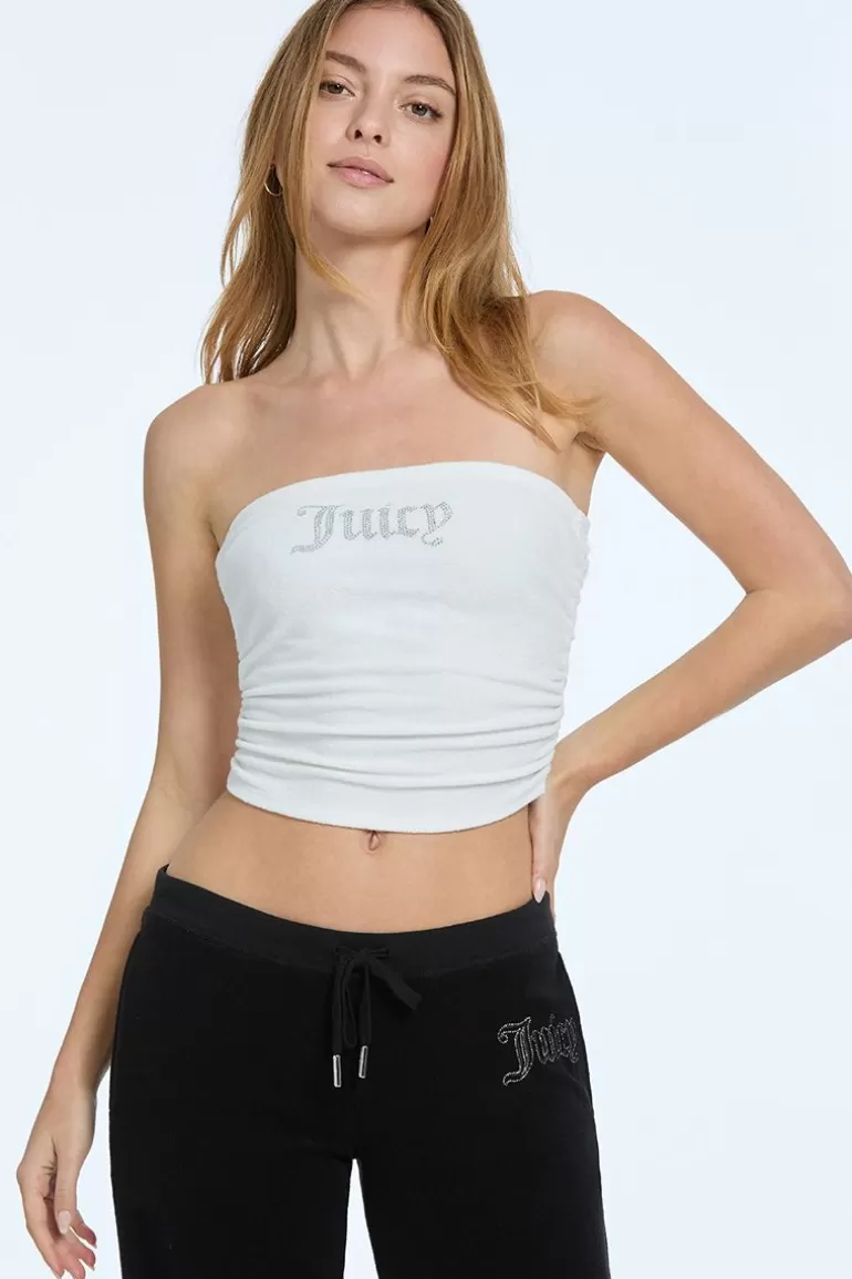 Handduksfrotte Small Bling Tube Top | Juicy Couture Flash Sale