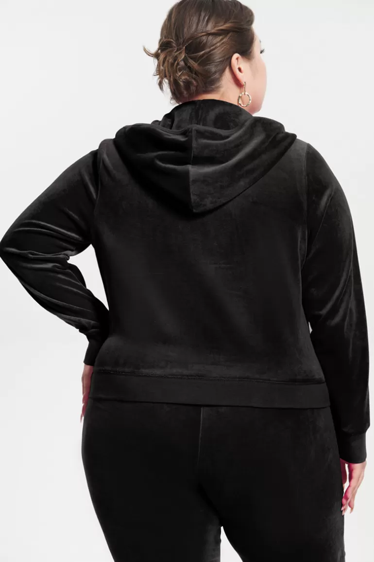 Hoodie I Klassisk Bomullsvelour I Plusstorlek | Juicy Couture Sale