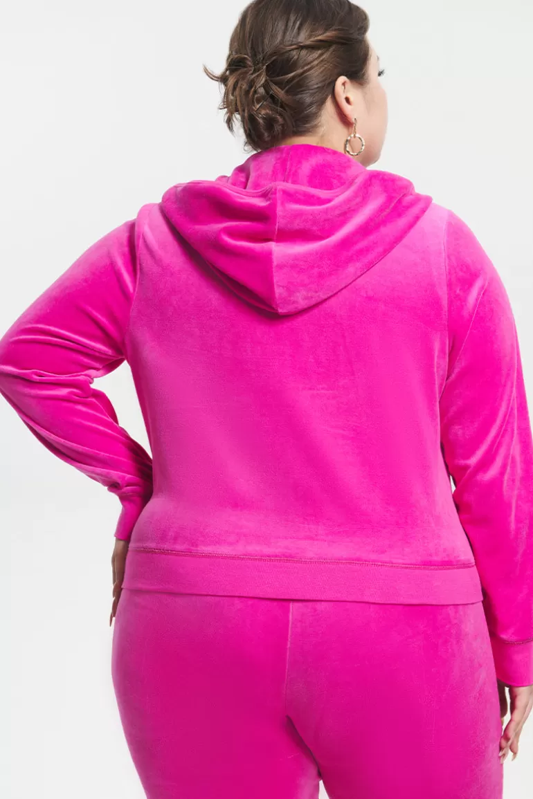 Hoodie I Klassisk Bomullsvelour I Plusstorlek | Juicy Couture New