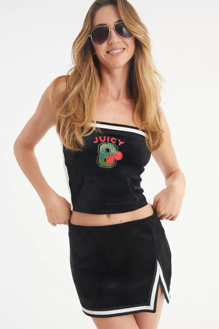 Juicy Varsity Velour Tube Top | Juicy Couture Best Sale