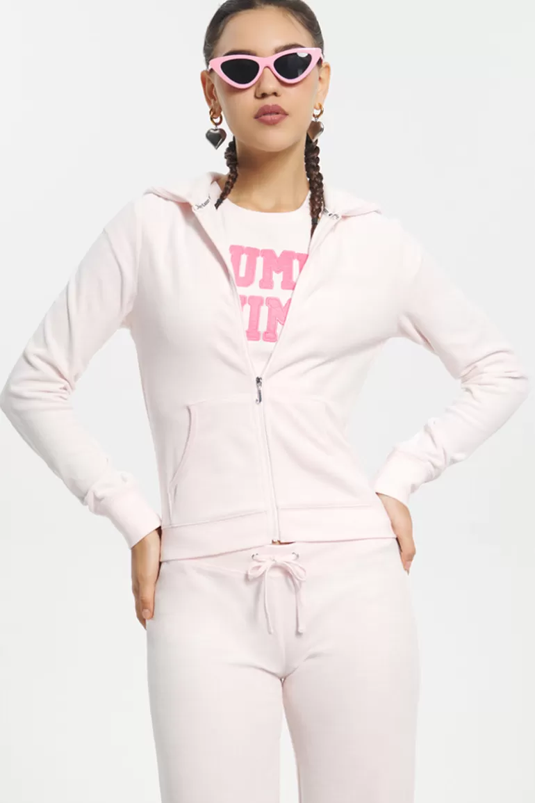 Klassisk Luvtroja I Bomullsvelour | Juicy Couture Shop