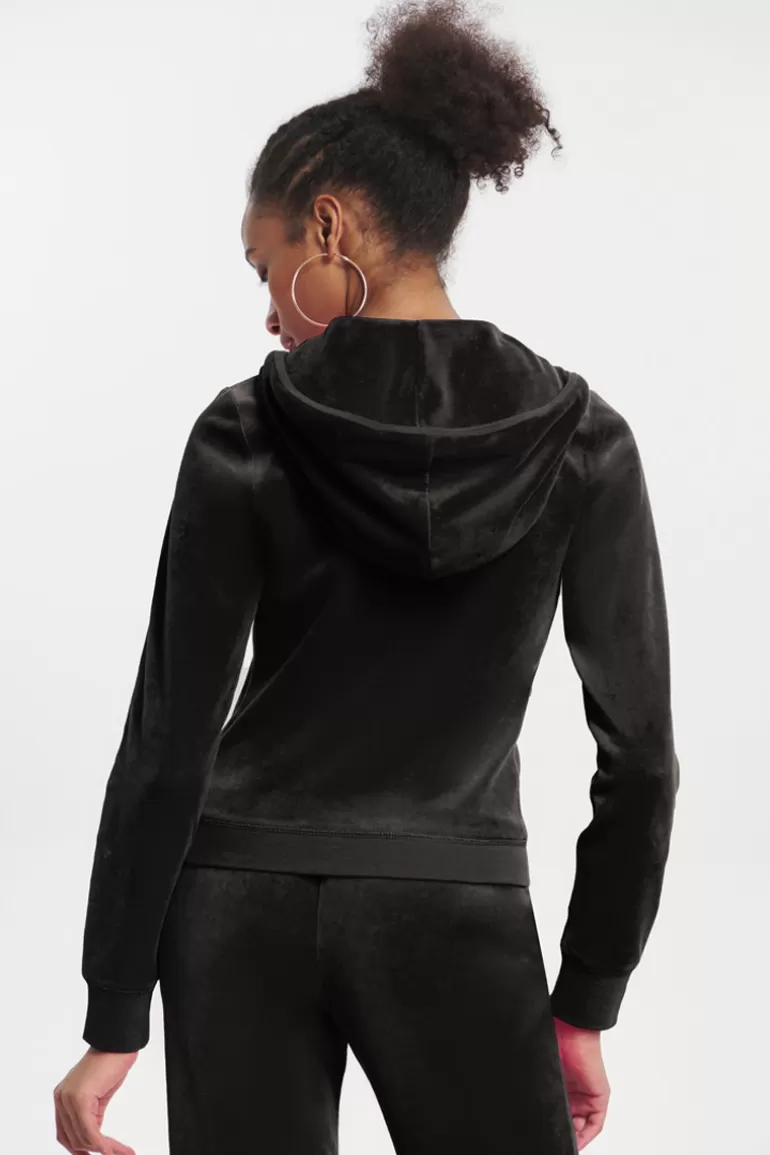 Klassisk Luvtroja I Bomullsvelour | Juicy Couture Discount
