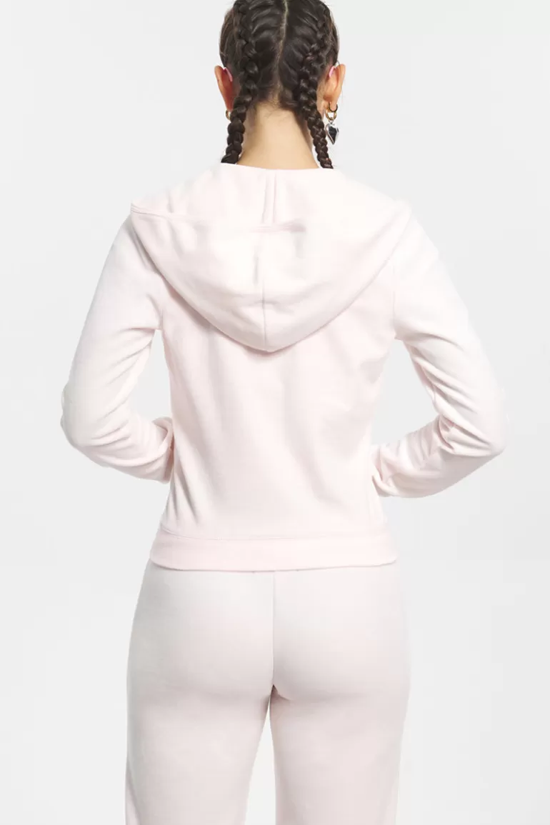 Klassisk Luvtroja I Bomullsvelour | Juicy Couture Cheap