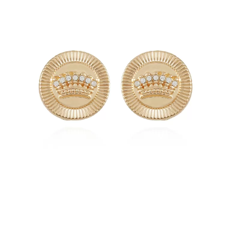 Knapp Crown Stud Örhängen | Juicy Couture Shop