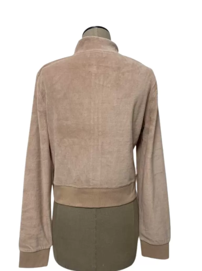 Mockneck Velour Traningsjacka—Rejuiced | Juicy Couture New