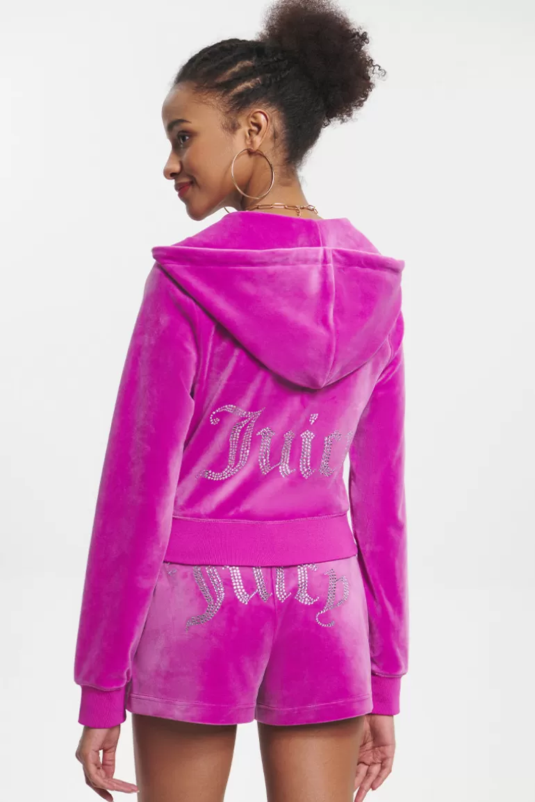 Og Big Bling Velour Hoodie | Juicy Couture Fashion