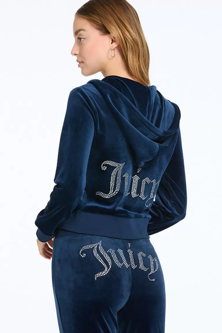 Og Big Bling Velour Hoodie | Juicy Couture Flash Sale