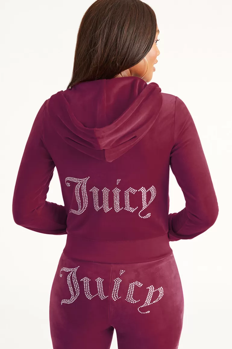 Og Big Bling Velour Hoodie | Juicy Couture Hot