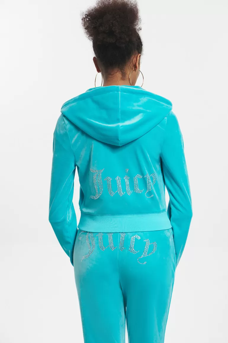 Og Big Bling Velour Hoodie | Juicy Couture Flash Sale