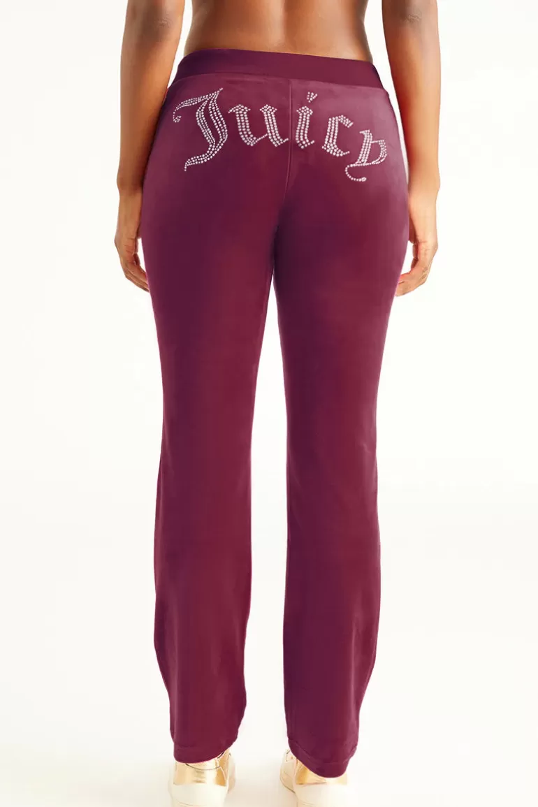 Og Big Bling Velour Träningsbyxor | Juicy Couture Best Sale