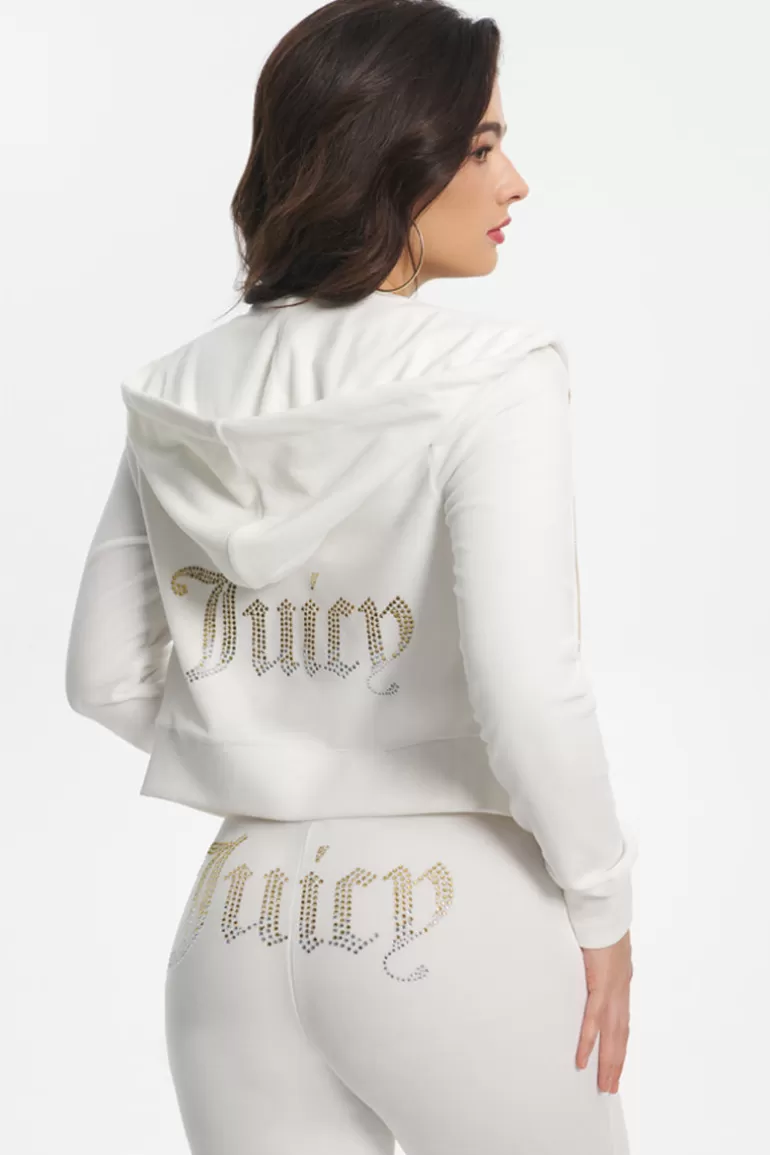 Ombre Big Bling Velour Hoodie | Juicy Couture Best Sale