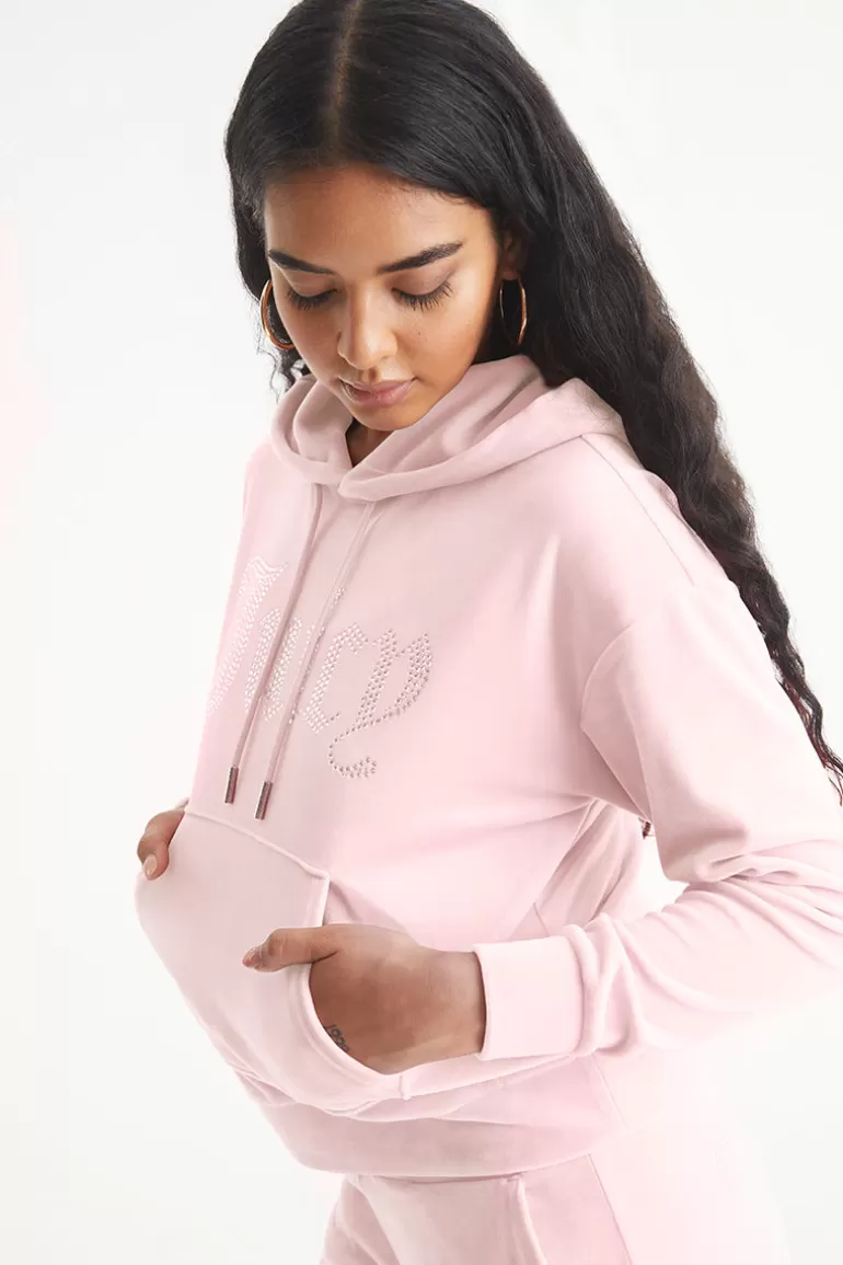 Oversized Big Bling Velour Hoodie | Juicy Couture New