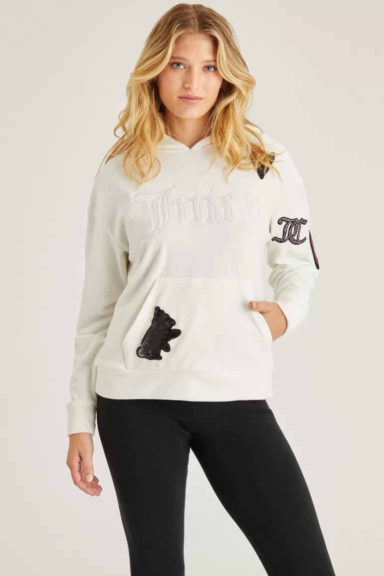 Oversized Patch Hoodie | Juicy Couture Store