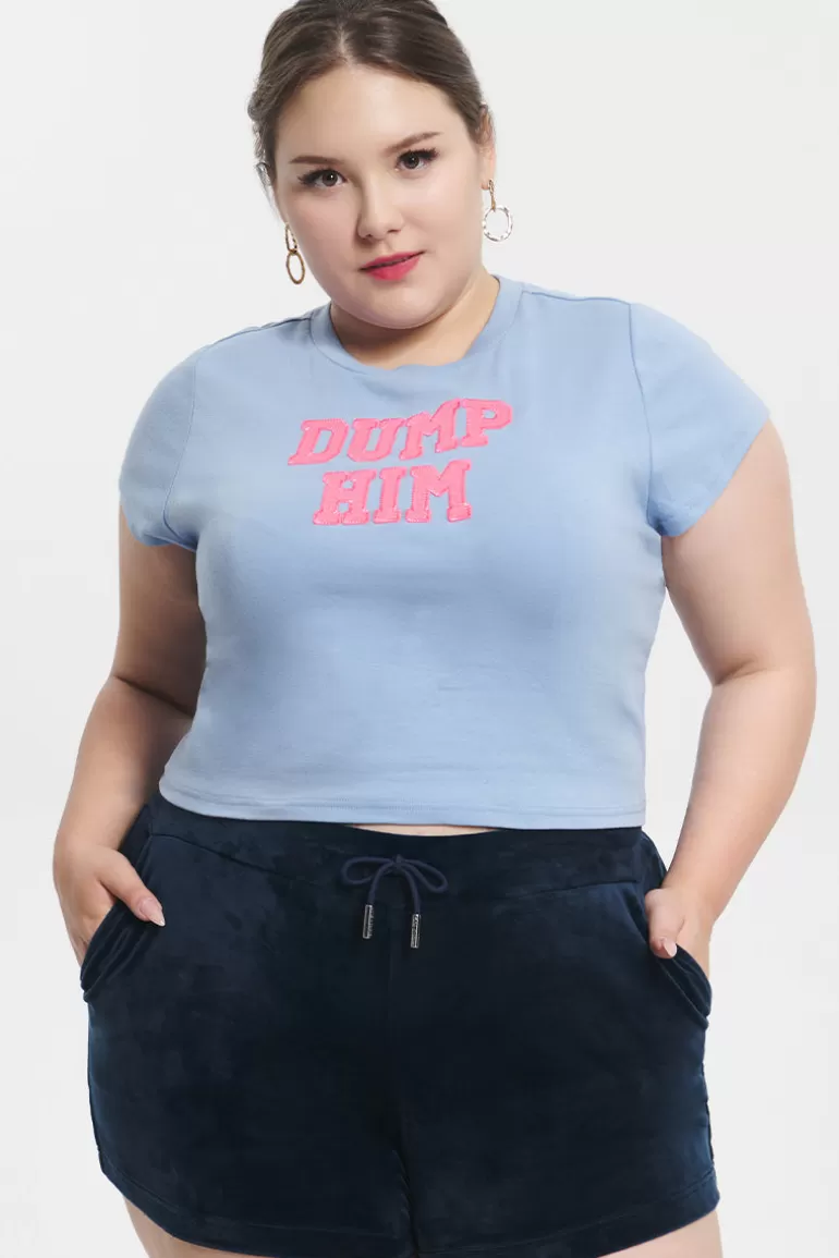 Plus-Size Dump Him Baby Tee | Juicy Couture New