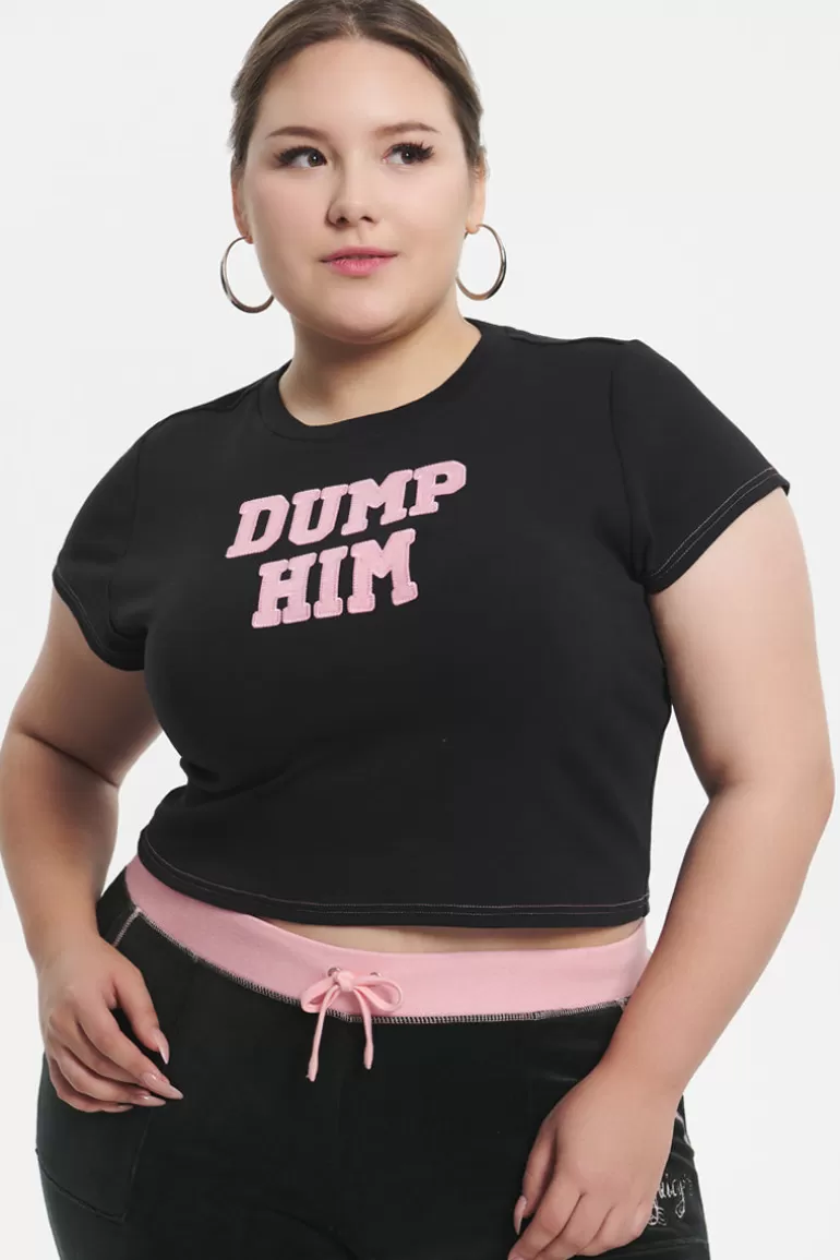 Plus-Size Dump Him Baby Tee | Juicy Couture Best Sale