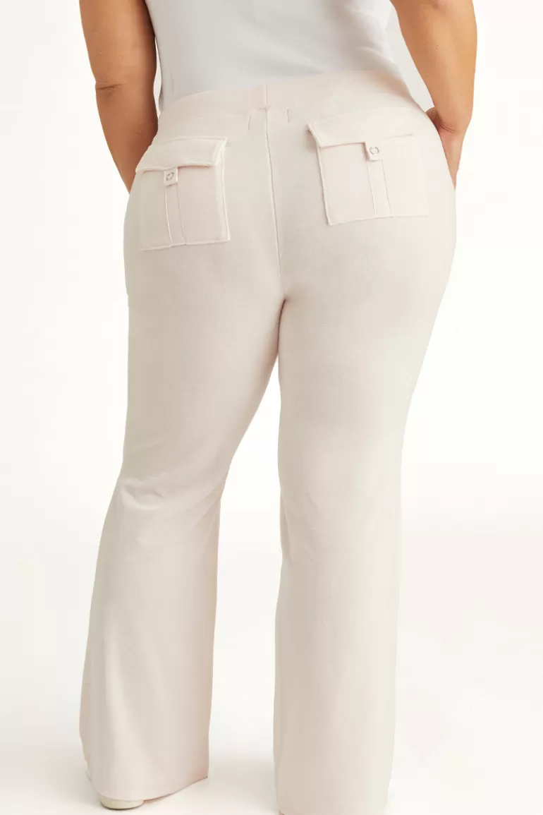 Plus-Size Hollywood Snap Pocket Träningsbyxor I Bomull I Velour | Juicy Couture Cheap