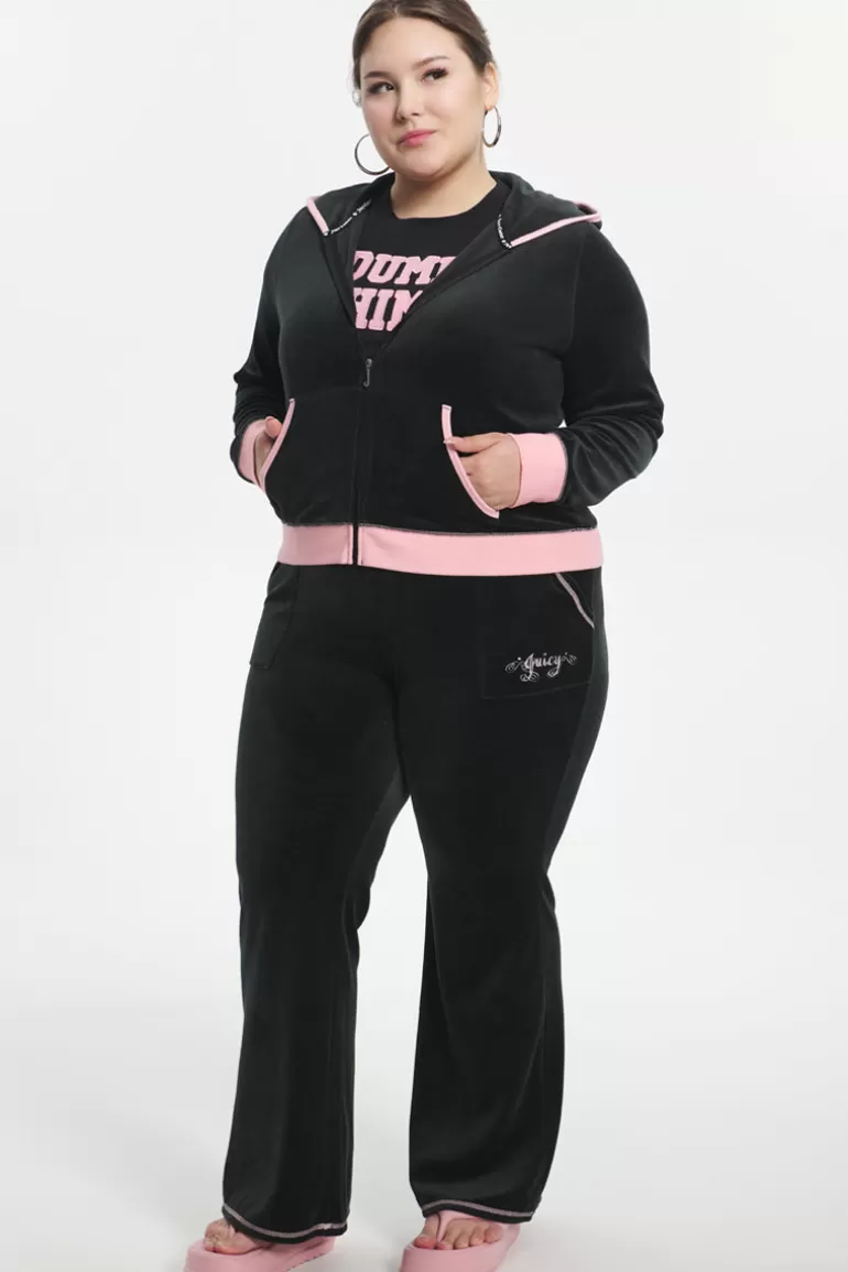 Plus-Size Sweetheart Träningsbyxor I Velour I Bomull | Juicy Couture New