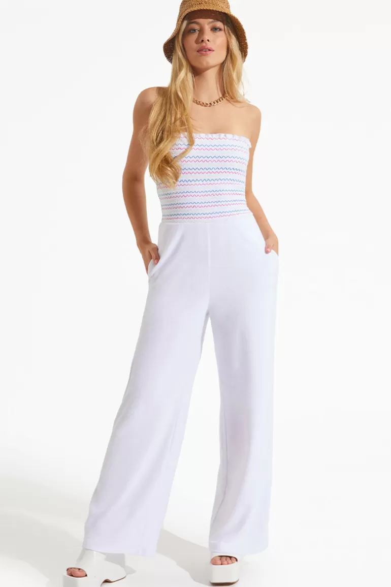 Rainbow Smocked Handduk Terry Jumpsuit | Juicy Couture Cheap