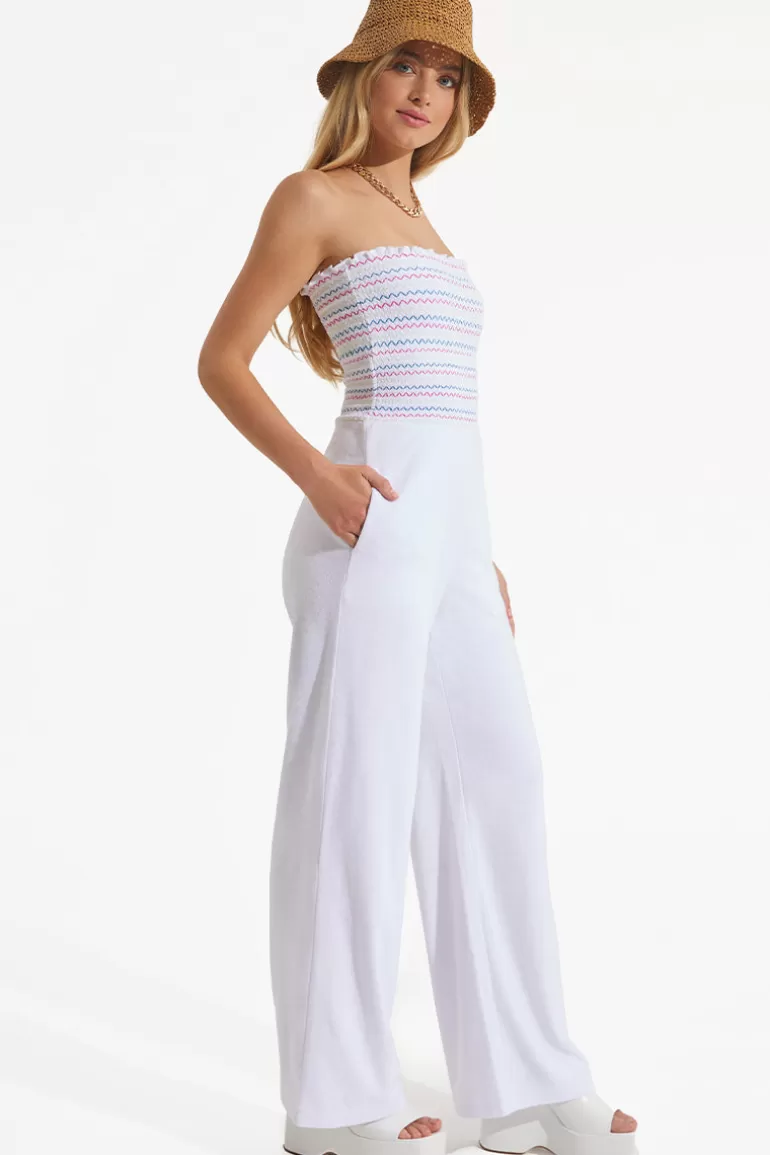 Rainbow Smocked Handduk Terry Jumpsuit | Juicy Couture Cheap