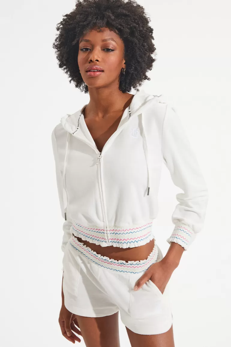 Retro Luvtroja I Bomullsvelour | Juicy Couture Fashion