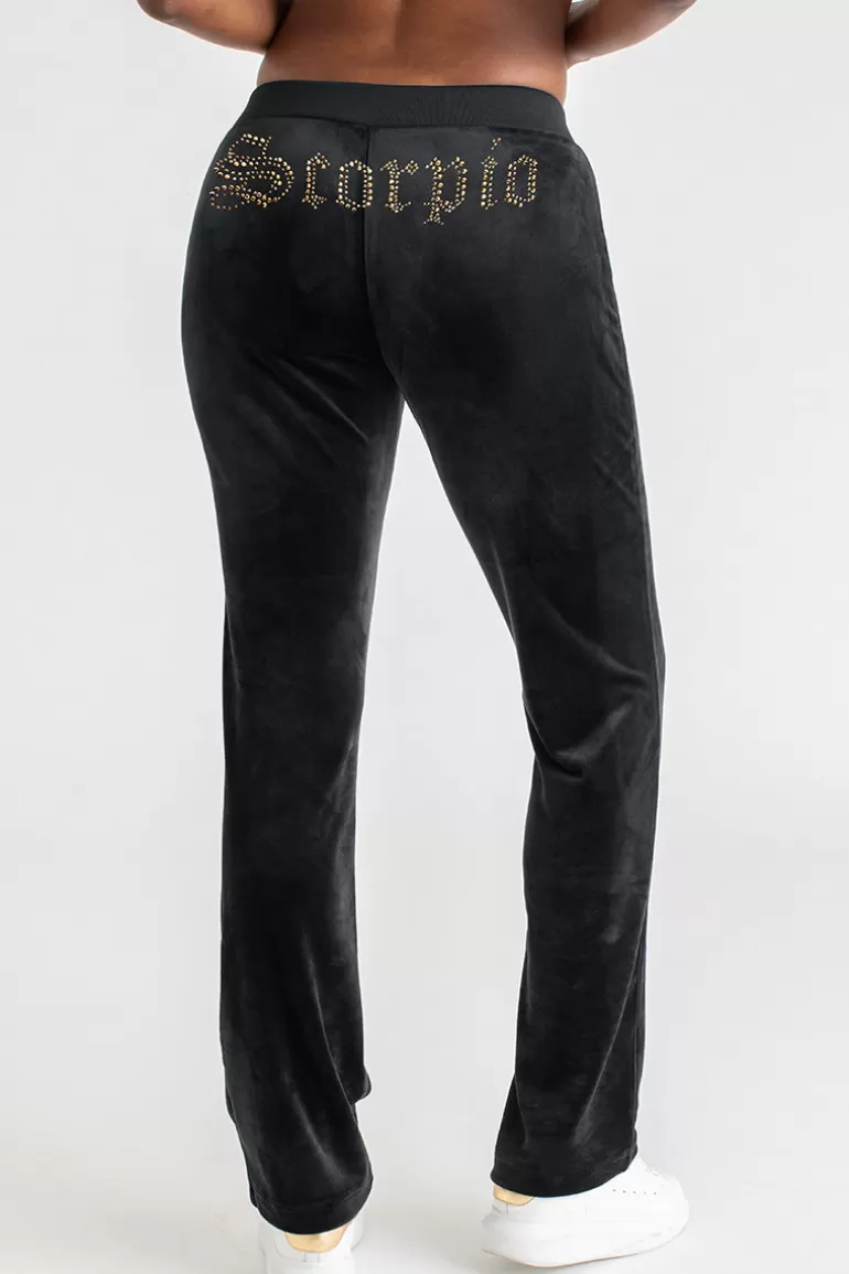 Scorpio Big Bling Velour Träningsbyxor | Juicy Couture Outlet