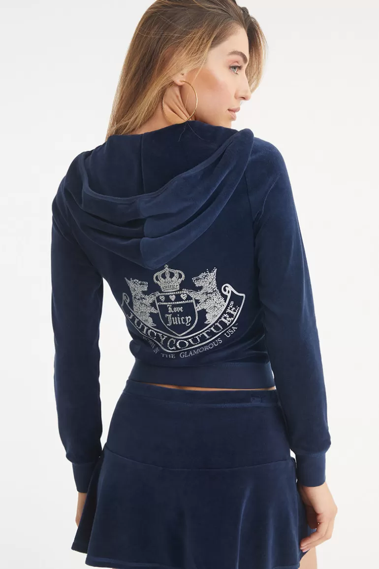 Scottie Cotton Velour Hoodie | Juicy Couture Cheap