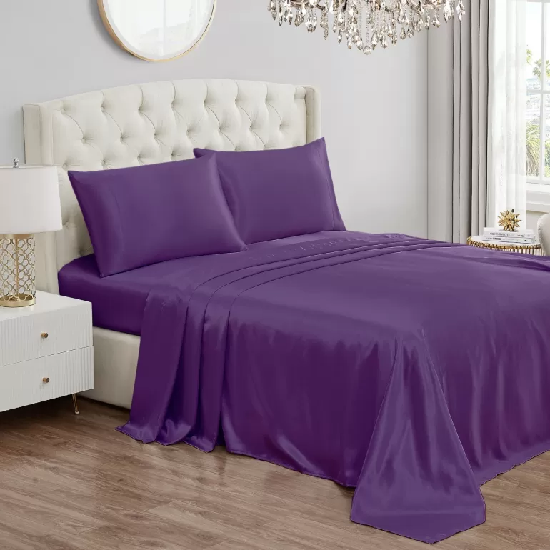 Solid Satin Lakan Set | Juicy Couture Best Sale