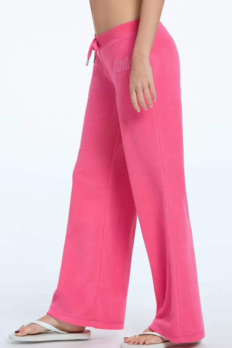 Tonal Towel Terry Track Pants | Juicy Couture Online