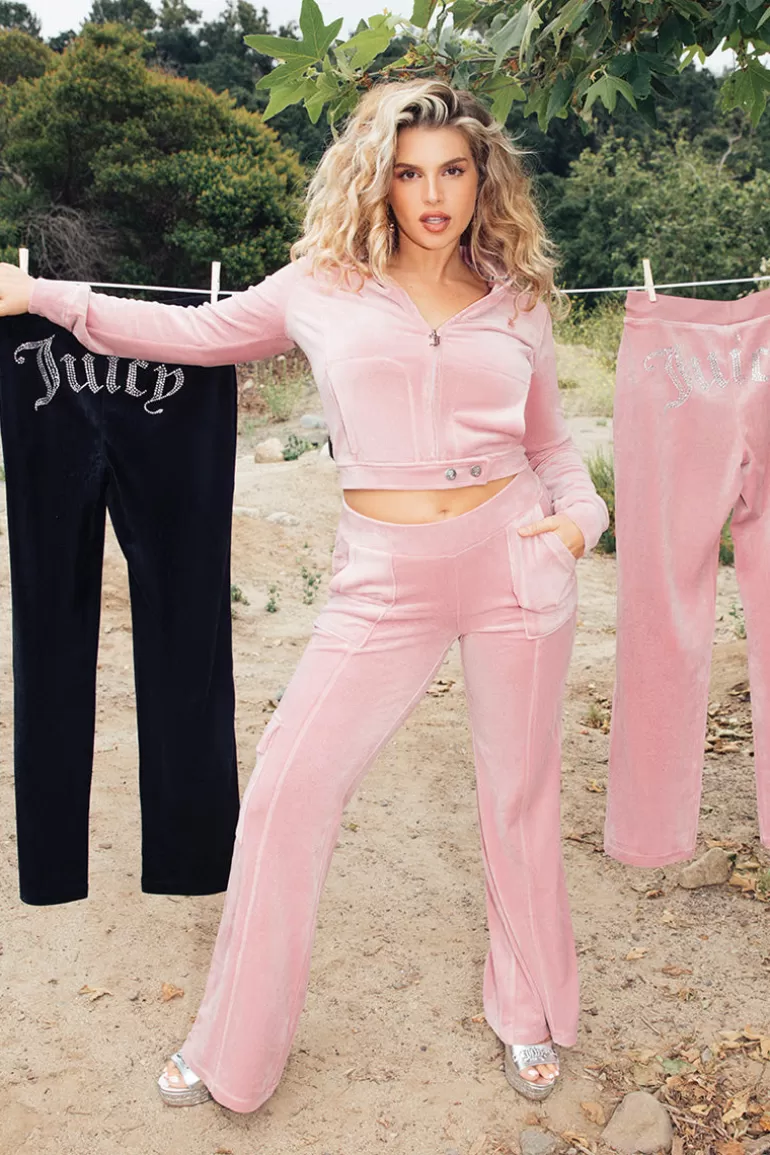 Velour Moto Jacka | Juicy Couture Store